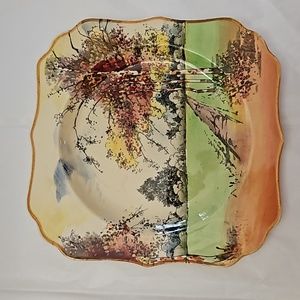 Antique "Autumn Glory" salad plate by Royal Doulton.